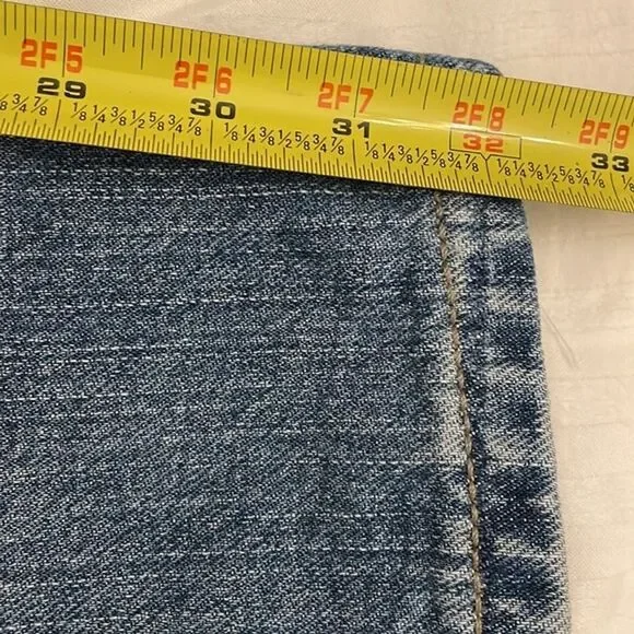 DKNY Denim Straight Leg Blue Jeans Mens 38x32 Medium Wash - Picture 7 of 12